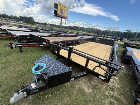 New 2027 PJ Trailers P8 83 X 20 TA PIPETOP Utility Trailer