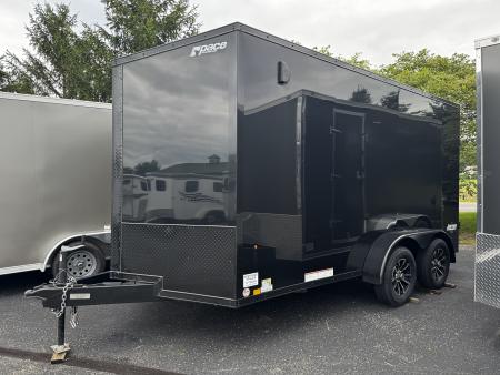 New 2026 Pace 7' x 14' Journey SE Cargo Trailer w/ Rear Ramp & Blackout Package