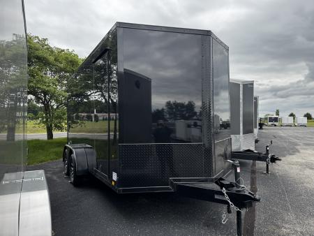 New 2026 Pace 7' x 14' Journey SE Cargo Trailer w/ Rear Ramp & Blackout Package