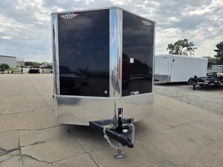 New 2027 H&H Trailers 8x16 HH Series Flat Top V-Nose 10K Cargo / Enclosed Trailer