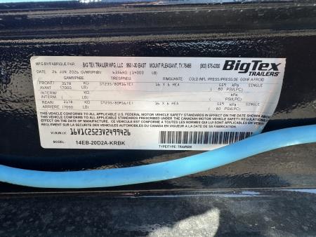 New 2027 Big Tex Trailers 14EB20D2A Equipment Trailer