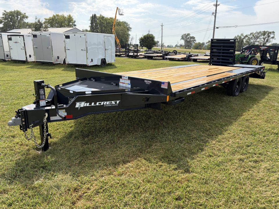 New 2027 Hillcrest Trailers 15.4k 20+5 BP DO w/ max ramps