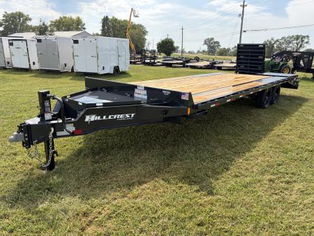 New 2027 Hillcrest Trailers 15.4k 20+5 BP DO w/ max ramps