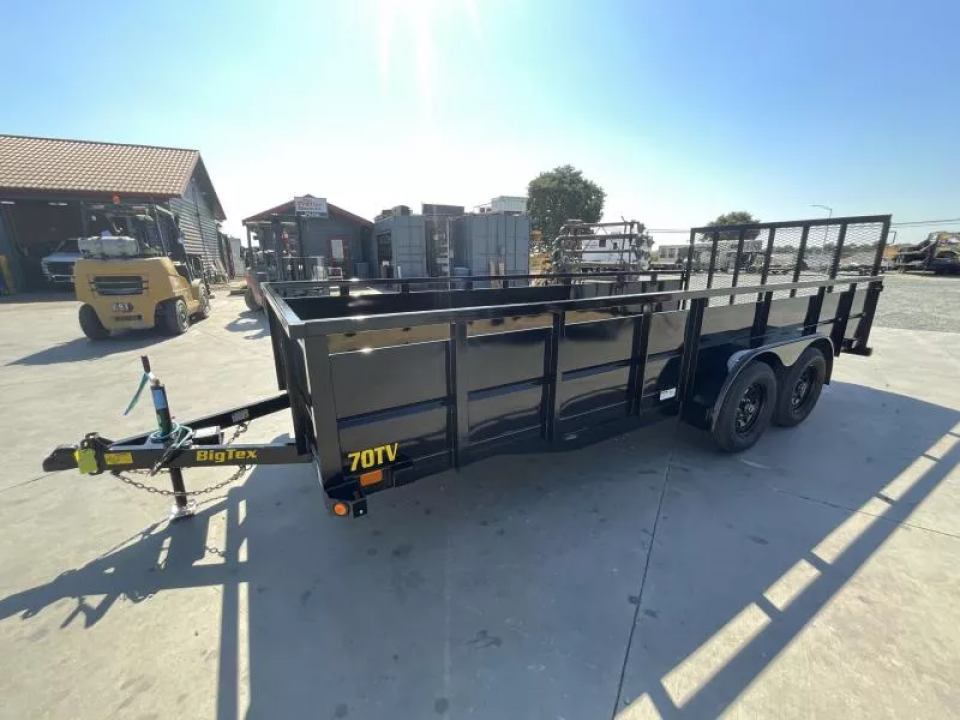 New 2027 Big Tex Trailers 70TV-18 7FT X 18FT 7K GVW Utility Trailer