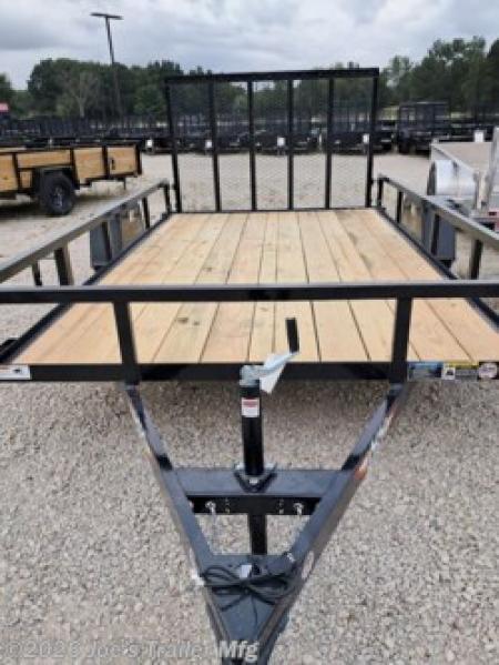 New 2025 H&H Trailers 82x14 2990 GVWR Rail Side Utility Trailer
