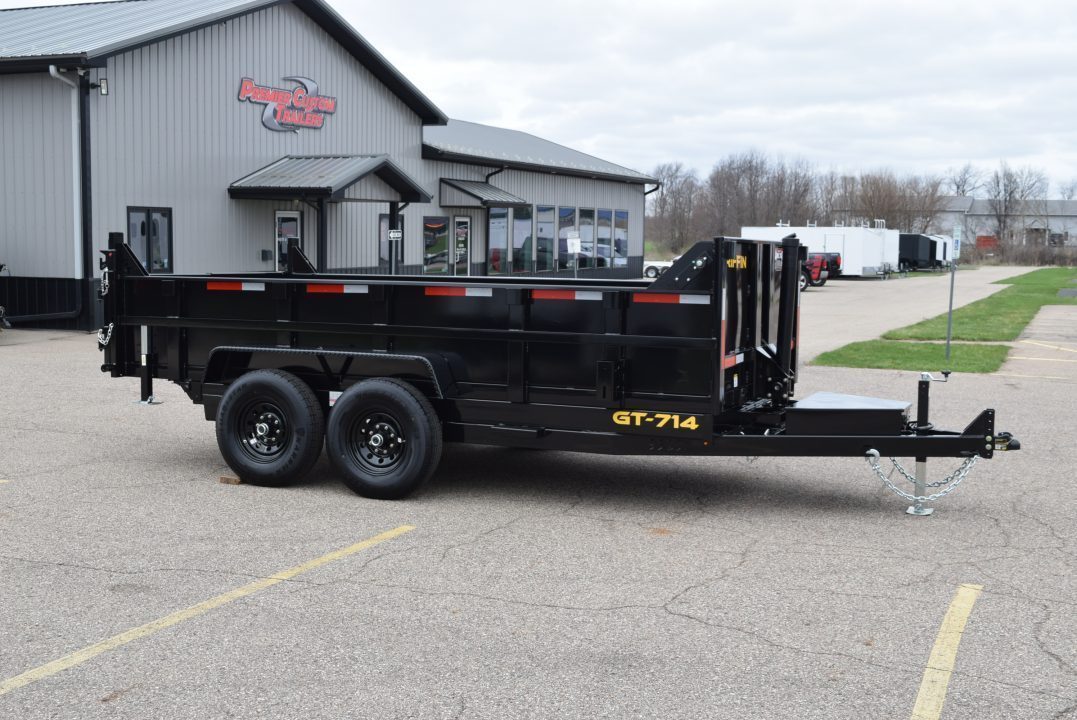 New GRIFFIN 7x14 14K DUMP TRAILER w/ TELESCOPING CYLINDER