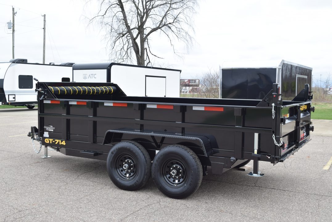 New GRIFFIN 7x14 14K DUMP TRAILER w/ TELESCOPING CYLINDER