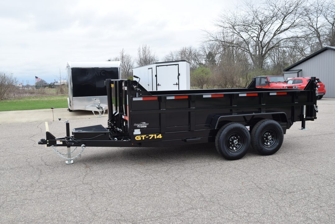 New GRIFFIN 7x14 14K DUMP TRAILER w/ TELESCOPING CYLINDER