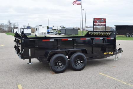 New GRIFFIN 7x14 14K DUMP TRAILER w/ TELESCOPING CYLINDER