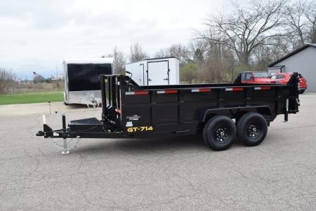 New GRIFFIN 7x14 14K DUMP TRAILER w/ TELESCOPING CYLINDER