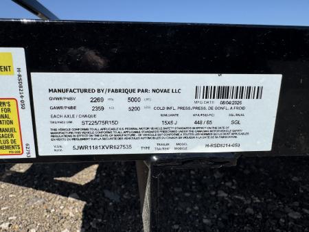 New 2027 H&H Trailers RSD8214-050 Utility Trailer