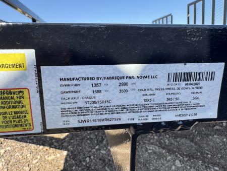 New 2027 H&H Trailers RSD8212-030 Utility Trailer