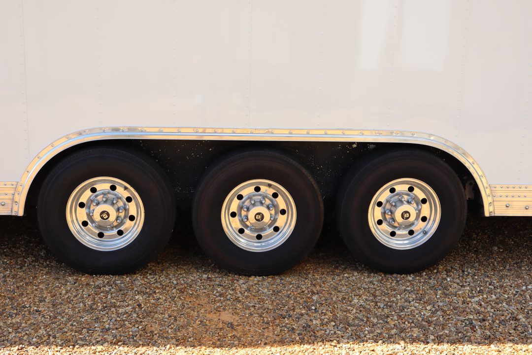 Used 1996 8.5X48 MOSS RACE TRAILER