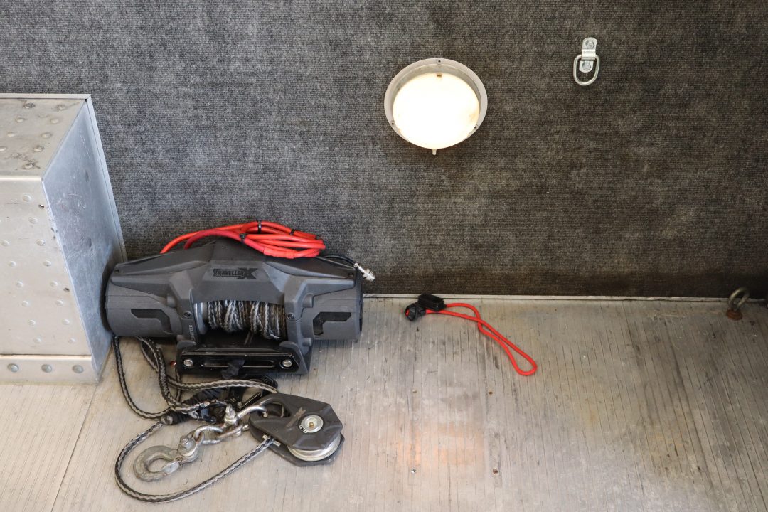 Used 1996 8.5X48 MOSS RACE TRAILER