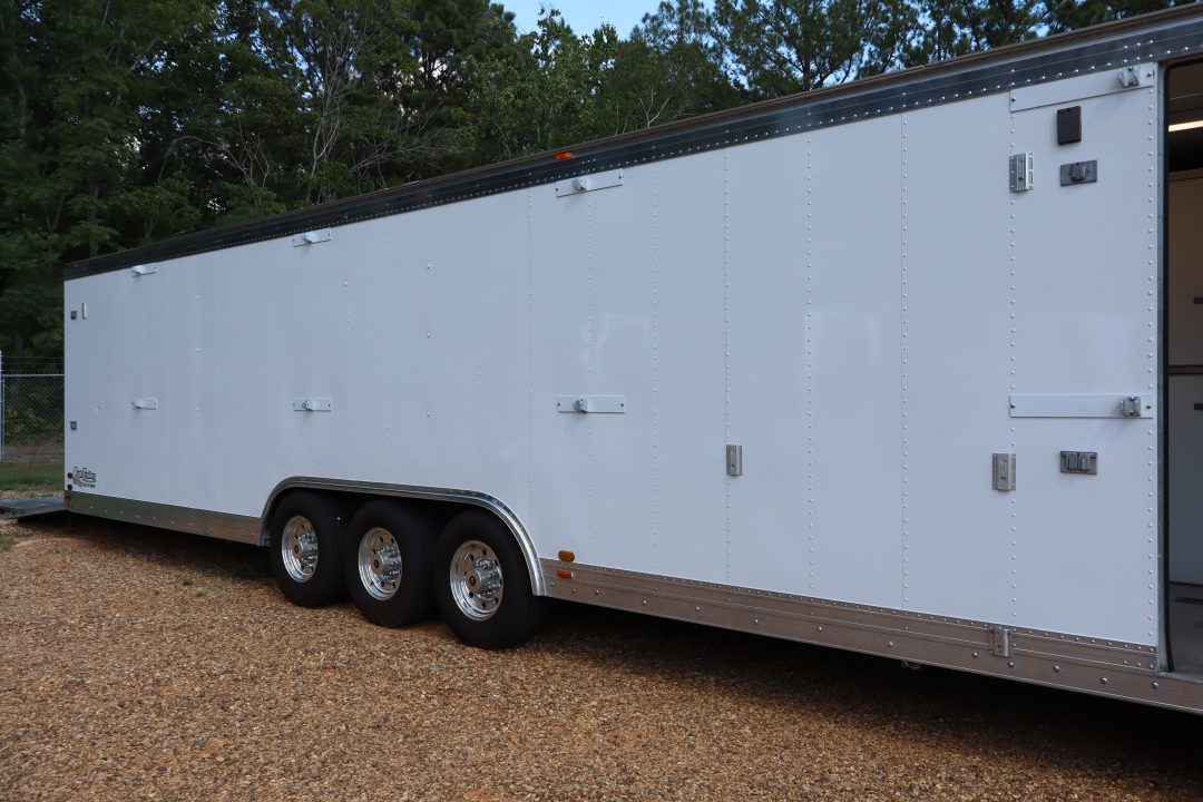 Used 1996 8.5X48 MOSS RACE TRAILER
