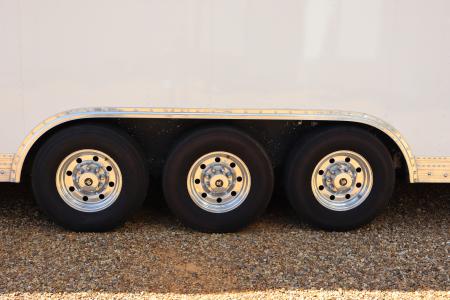 Used 1996 8.5X48 MOSS RACE TRAILER