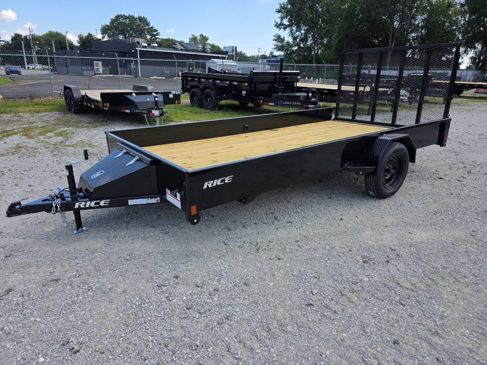 New 2026 Rice Trailers 82X14 6'10X14 SXS QUAD ATV UTV GOLF CART MOWER Utility Trailer 82 X 14