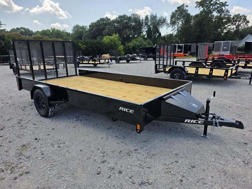 New 2026 Rice Trailers 82X14 6'10X14 SXS QUAD ATV UTV GOLF CART MOWER Utility Trailer 82 X 14