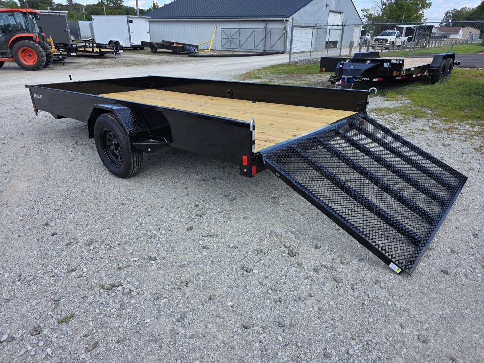 New 2026 Rice Trailers 82X14 6'10X14 SXS QUAD ATV UTV GOLF CART MOWER Utility Trailer 82 X 14