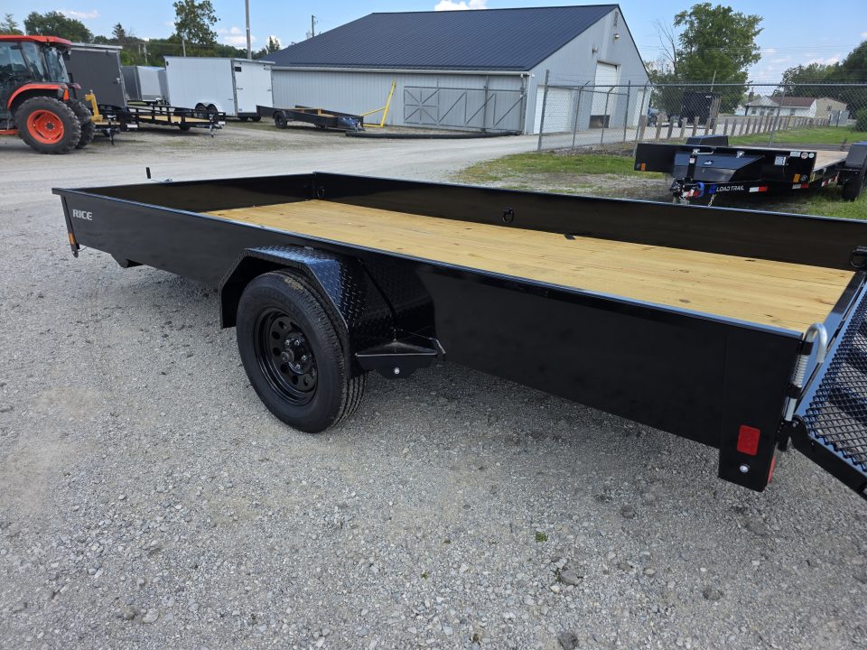 New 2026 Rice Trailers 82X14 6'10X14 SXS QUAD ATV UTV GOLF CART MOWER Utility Trailer 82 X 14