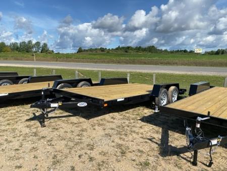 New 2027 AMO 83"X16' 2- BRAKE Car Hauler 7K