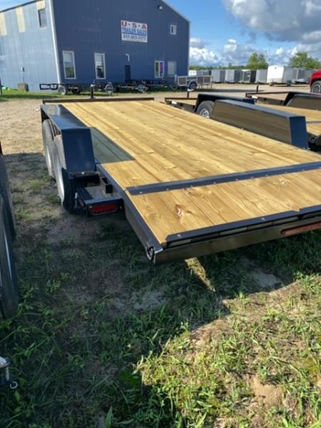 New 2027 AMO 83"X16' 2- BRAKE Car Hauler 7K