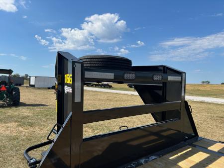 New 2027 Big Tex 102x40 Tandem 17.5K GN Flatbed w/ 5' Dove & Max Ramps