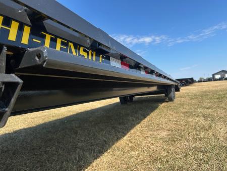 New 2027 Big Tex 102x40 Tandem 17.5K GN Flatbed w/ 5' Dove & Max Ramps