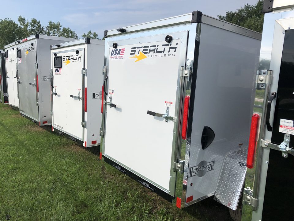 New 2027 Stealth Trailers 5X8 W/ RAMP DOOR Cargo / Enclosed Trailer