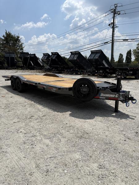 New 2027 Diamond C 8.5x24 Equipment, 18' Tilt, Drive-Over Fenders HXD210
