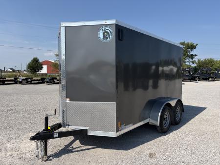 New 2027 Darkhorse Cargo DHW6X12TA35 (6' X 12') 7K V-Nose 2500 Series Cargo / Enclosed Trailer