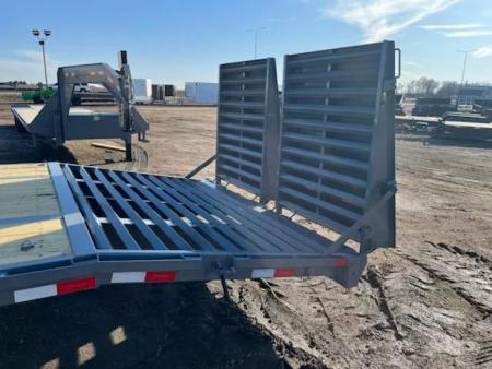 New 2026 Delco Trailers 32' 22,999#lb GVWR Deckover Trailer