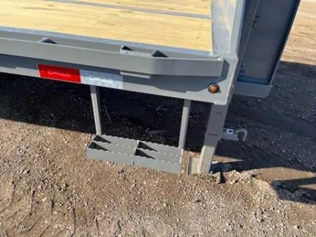 New 2026 Delco Trailers 32' 22,999#lb GVWR Deckover Trailer