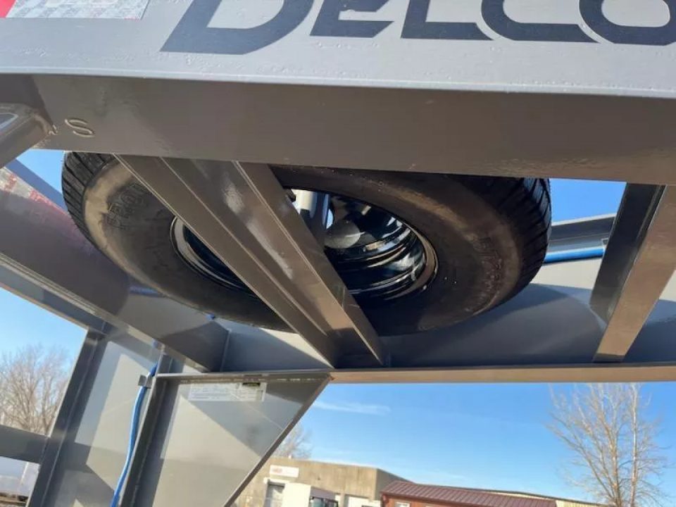 New 2026 Delco Trailers 32' 22,999#lb GVWR Deckover Trailer