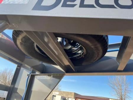 New 2026 Delco Trailers 32' 22,999#lb GVWR Deckover Trailer