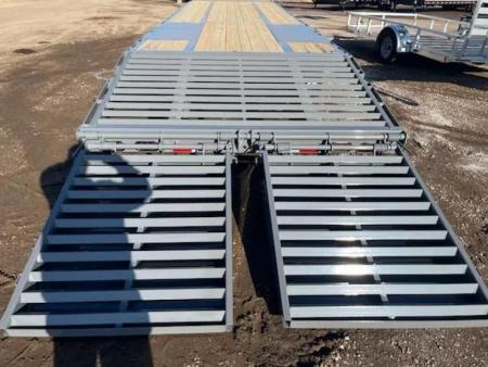 New 2026 Delco Trailers 32' 22,999#lb GVWR Deckover Trailer