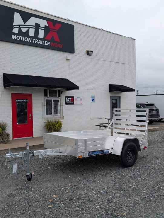 New 2027 Aluma 548 w/ 12" Solid Sides and Tailgate Utility Trailer