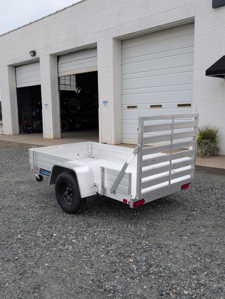 New 2027 Aluma 548 w/ 12" Solid Sides and Tailgate Utility Trailer
