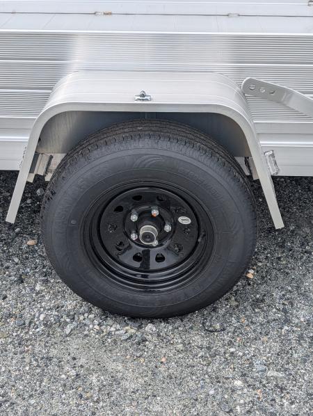New 2026 Aluma 7810ES Solid Sides and Gate Utility Trailer