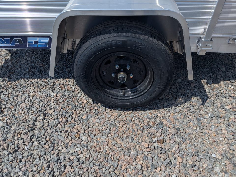 New 2027 Aluma 548 w/ 12" Solid Sides and Tailgate Utility Trailer