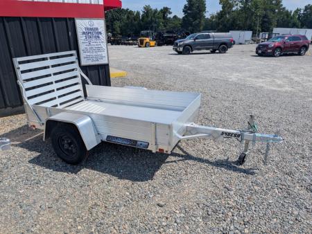 New 2027 Aluma 548 w/ 12" Solid Sides and Tailgate Utility Trailer