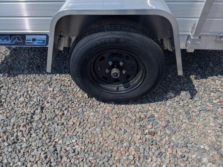 New 2027 Aluma 548 w/ 12" Solid Sides and Tailgate Utility Trailer