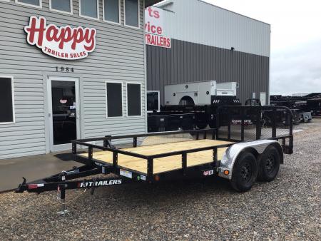New 2027 PJ 83 x14' Tandem Axle Utility Trailer - UL