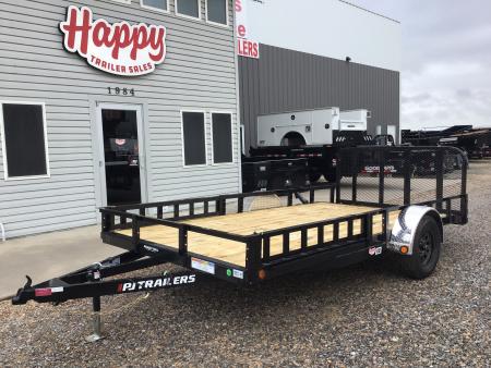 New 2027 PJ 83 x14' Single Axle Utility Trailer - U8