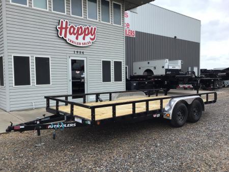 New 2027 PJ 83 x18' Tandem Axle Utility Trailer - UL