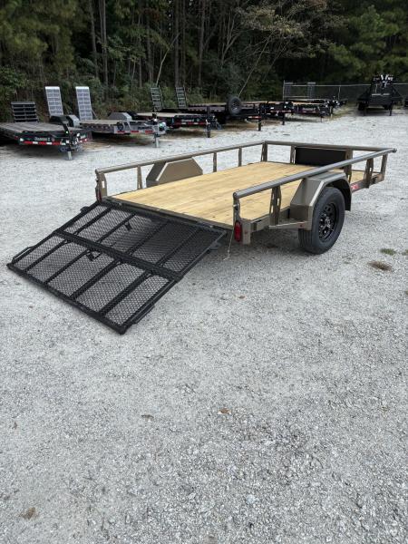 New 2027 Diamond C 77x10' Utility, Ramp Gate, Mesh Sides PSA135