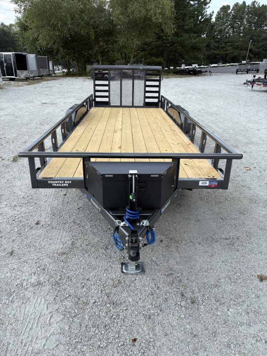 New 2027 Diamond C 83"x16' Utility, 9890 GVWR, Tongue Box, Spare, TUT206