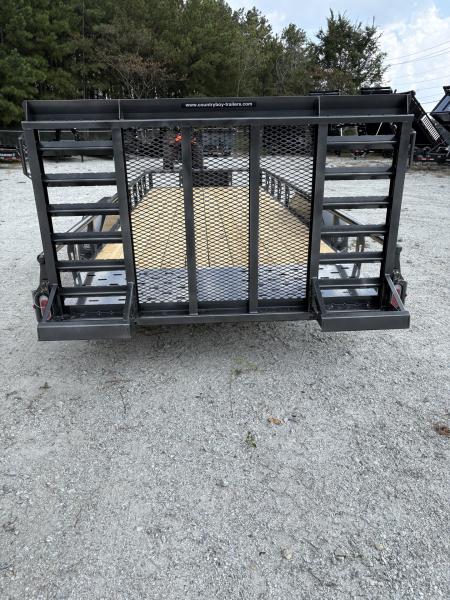 New 2027 Diamond C 83"x16' Utility, 9890 GVWR, Tongue Box, Spare, TUT206