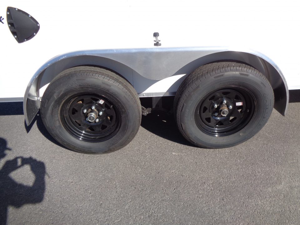 New 2027 Pace American - Out Back DLX - 6x12 V-Nose Tandem Axle 7k Cargo Trailer w/ Rear Ramp Door