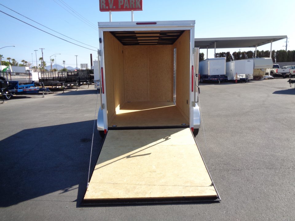 New 2027 Pace American - Out Back DLX - 6x12 V-Nose Tandem Axle 7k Cargo Trailer w/ Rear Ramp Door